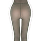 Sheer Tights Plus Size Winter Thermal Pantyhose Bare Legs Illusion Warm-Grey