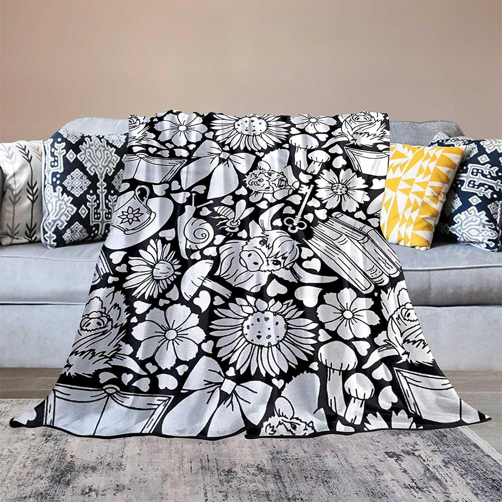 DIY Washable Coloring Blanket Reusable Coloring Art Mat-Style 3