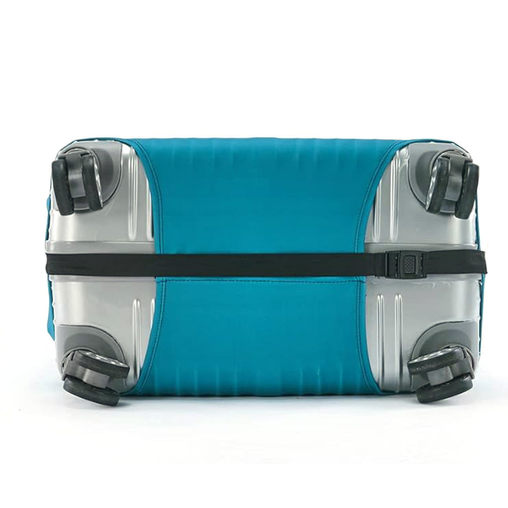 Thicker Luggage Cover Elastic Suitcase Cover Fits 18-21inch Travel Washable Cover-Green