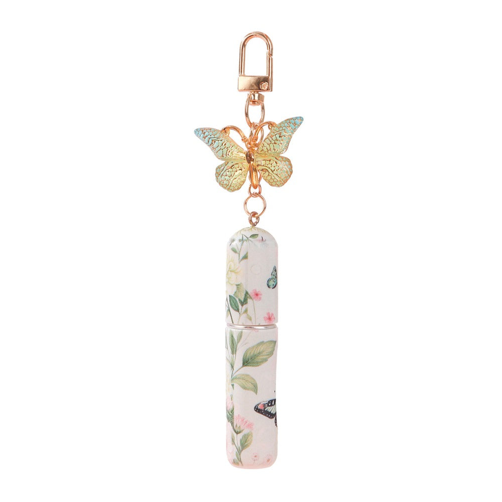 5Pcs Portable Perfume Atomiser Keychain Bottle 5ml Travel Refillable Spray