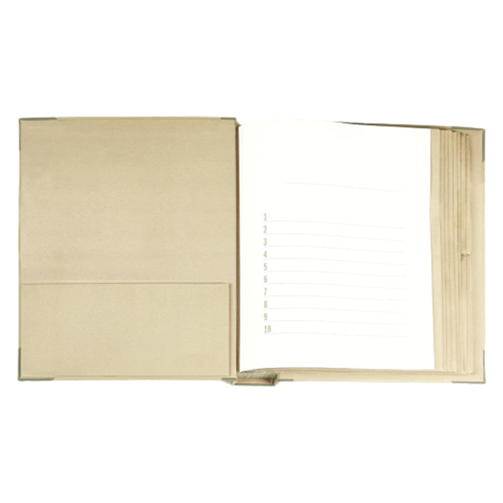 2Pcs Anti-Missing Binder Folio Expanding File Folder