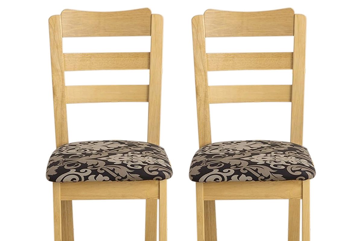 2Pcs Chair Seat Cover Stretch Chair Covers Washable Seat Cushion Slipcovers -ST1