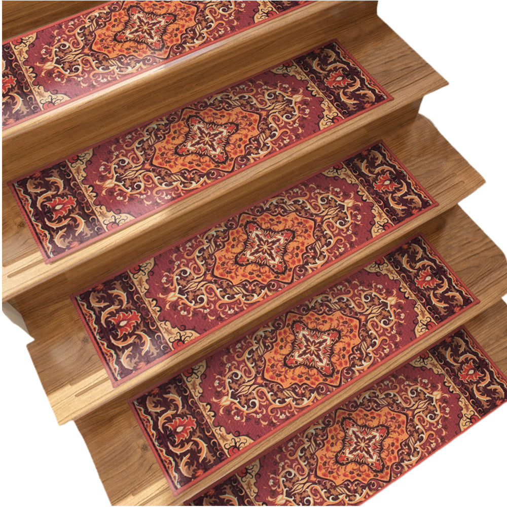5Pcs Non Slip Tape Stair Tread Self Adhesive Stair Carpet for Indoor Steps