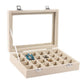 Organizer Case Box Holder Storage Jewelry Earring Ring Velvet Display Travel Portable