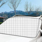 Car Windshield Snow Cover Protector with Reflection Strips-Double Layer Large Silver(with 5 strong adsorbable iron)