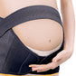Maternity Belly Support Belt for Pregnancy with Adjustable Abdominal Support-Black