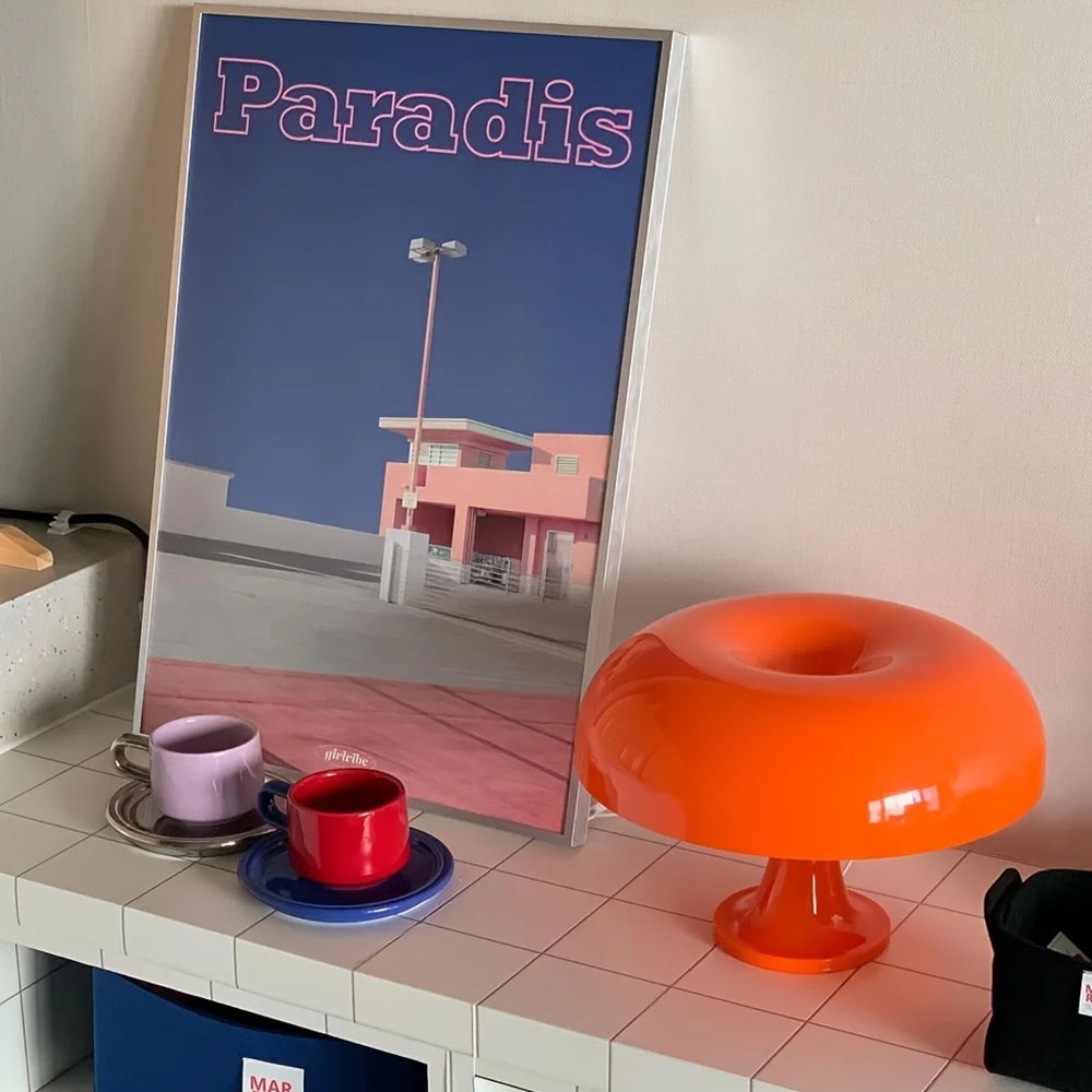 LED Dimmable Mushroom Table Lamp