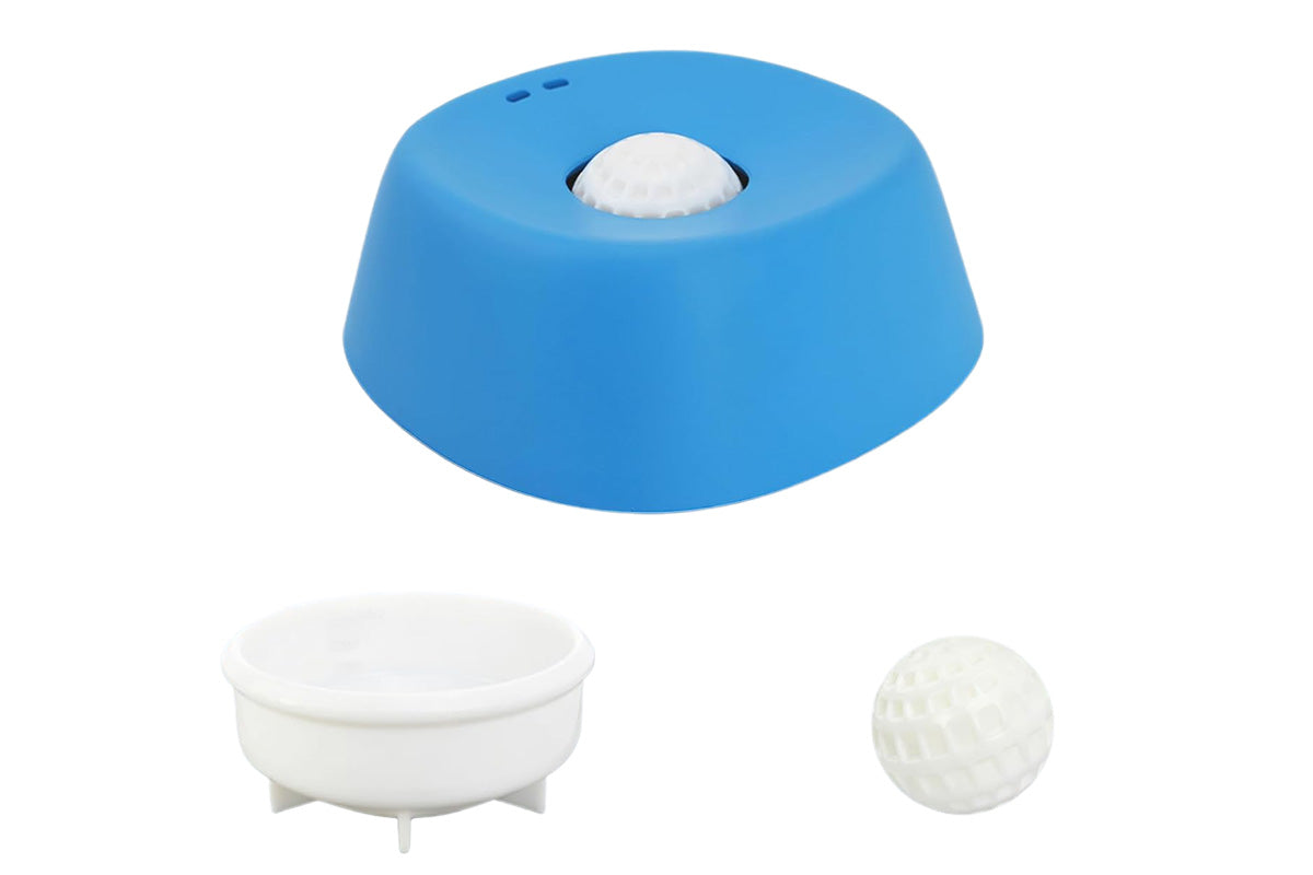 Slow Feeder Dog Bowls With Rolling Ball For Liquid Treat Training Snack Bowl