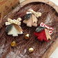 3pcs Jingle Bells Christmas Tree Decorations Plush Pendant Hanging Christmas Ornaments