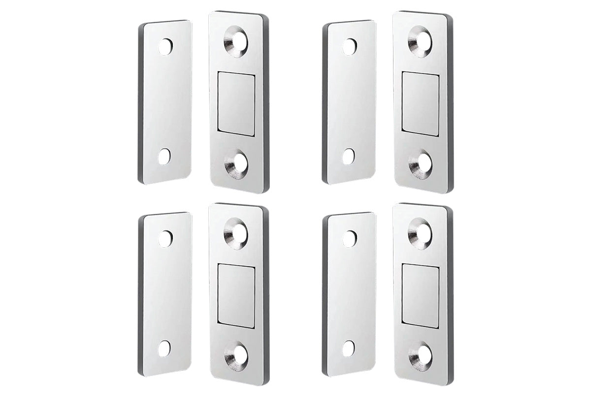 4 Pack Cabinet Catch Thin Door Latch For Kitchen Closet