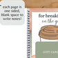38-Sheets Christmas Gift Card Book Coil Bound Holiday Card Holder