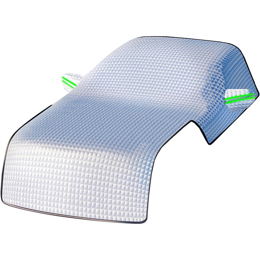 Universal Car Windshield Snow Cover - Heavy Duty Winter Frost Protector for Most Vehicles