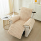 T-Shaped Plush Anti-Slip Recliner Slipcover