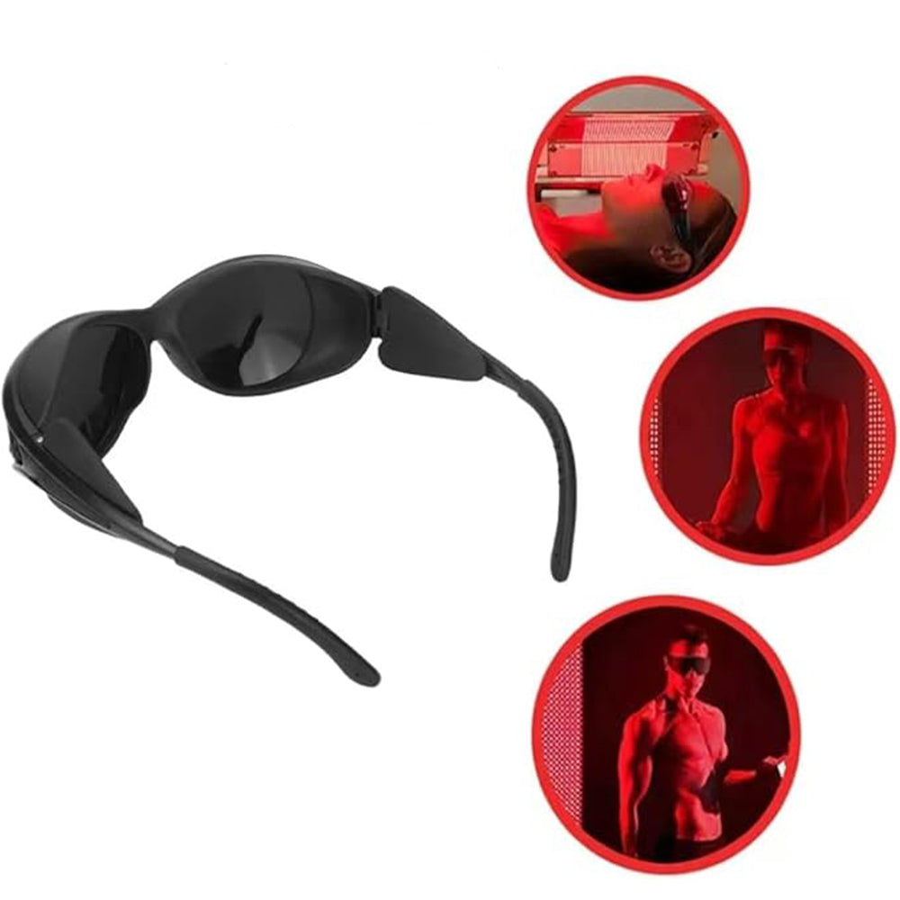 2Pcs Red Light Therapy Eye Protective Glasses For Visible Light Blocking