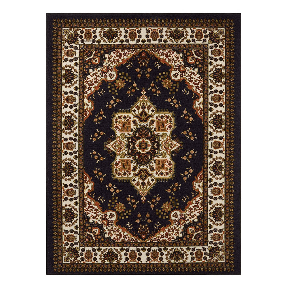 Large Floor Rug Crystal Velvet Vintage Boho Non-Slip Carpet for Bedroom Dining Room
