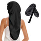 Double Layer Reversible Silk Bonnet Long Bonnet Satin Hair Silk Bonnet For Sleeping