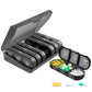 Weekly Pill Box Organizer 7 Days Tablet Storage Dispenser With One Side Large Openings