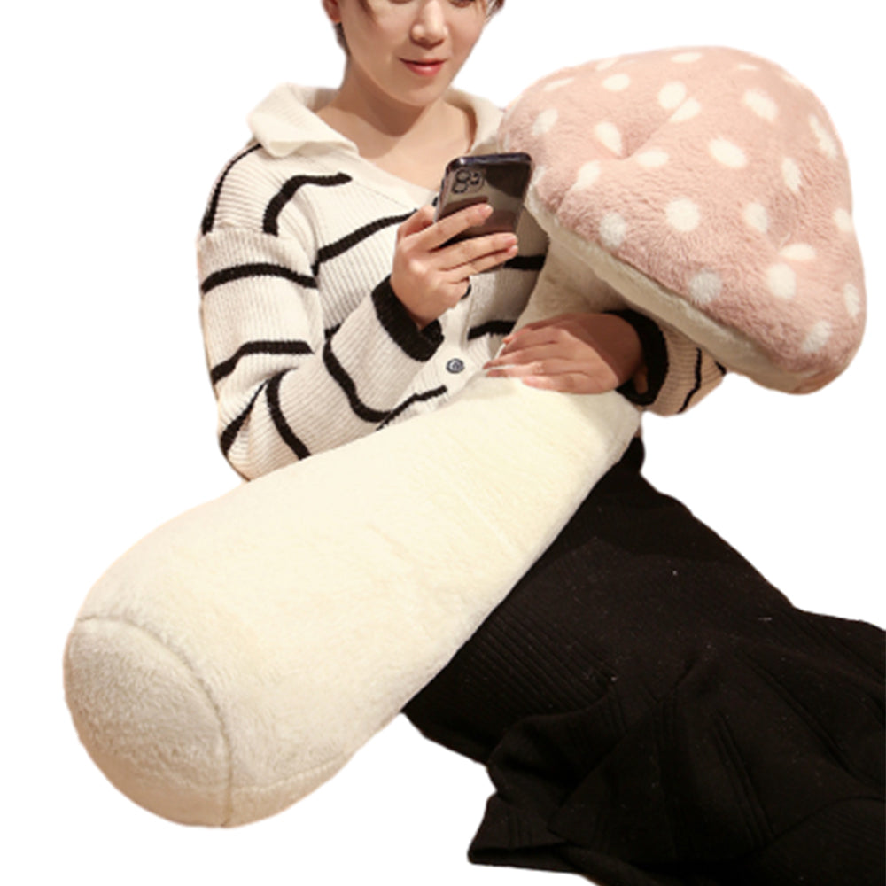 Mushroom Shaped Plush Stuffed Body Pillow
