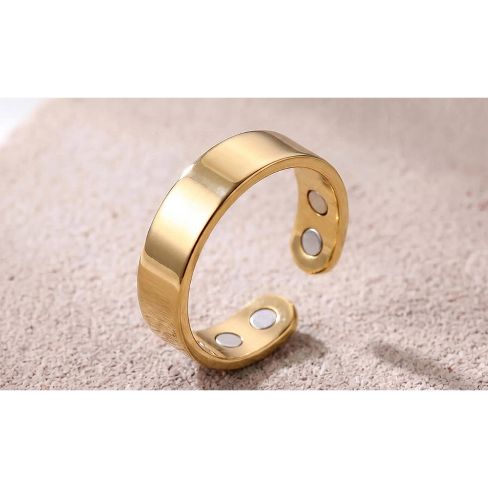 Open Adjustable Ring with Built In Attraction Piece