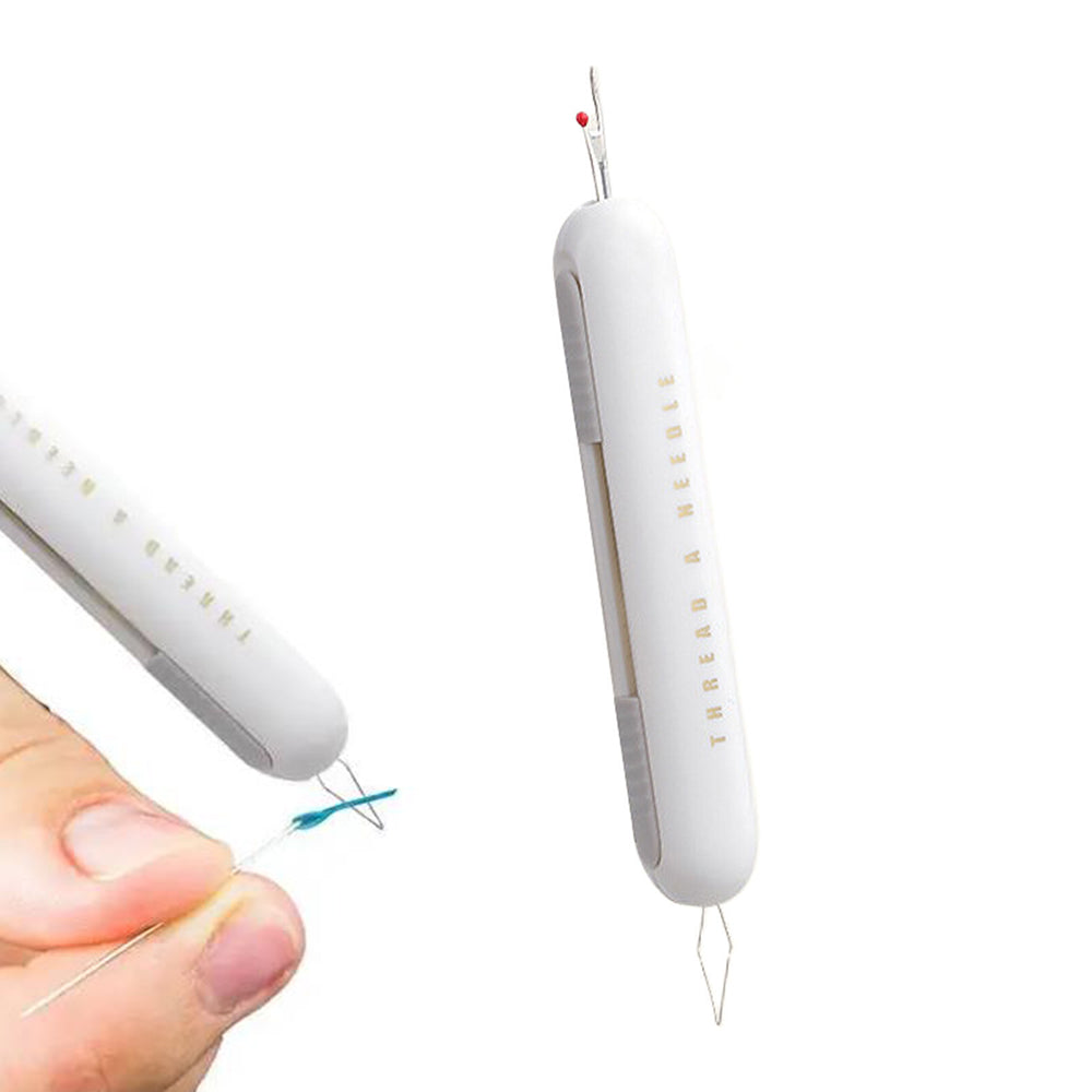 2-in-1 Needle Threader Seam Remover Sewing Ripper Tool
