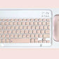 Ultra Slim Portable Wireless Bluetooth Keyboard Mouse Combo for Tablet Laptop