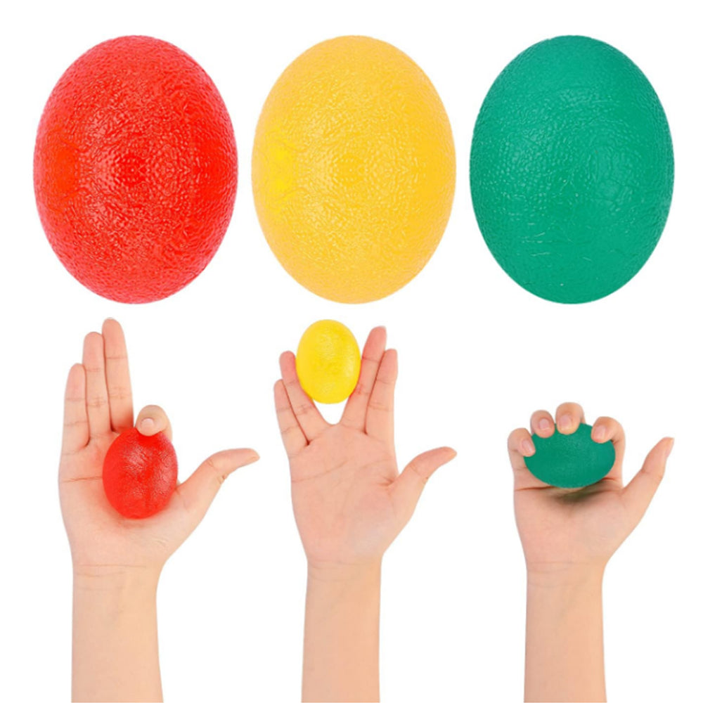 Hand Grip Strength Trainer Ball Kit for Wrist Rehab Stress Relief
