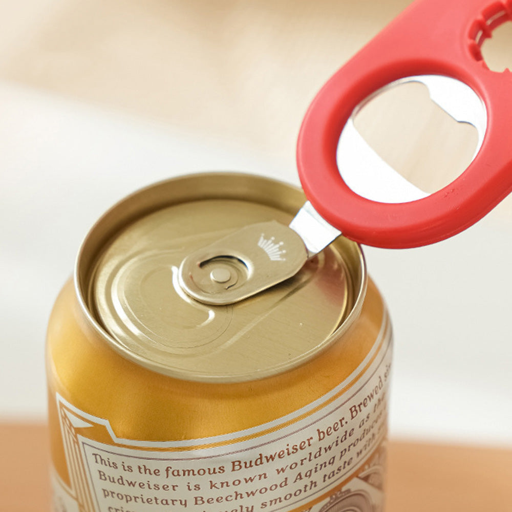2 Pcs 5-in-1 Bottle Jar Can Opener with Easy Attached Storage