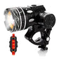 Rechargeable T6 MTB Bicycle LED Front Headlight with USB Cable