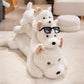 Stress Relief Realistic West Highland White Terrier Plush Toy Soft Cuddly Lying Stuffed Dog Animal
