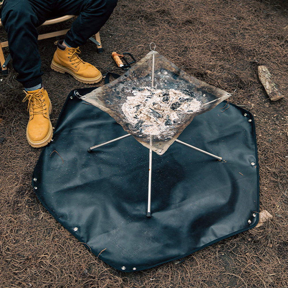 2Pcs Heat Resistant Hexagonal Fireproof Mat