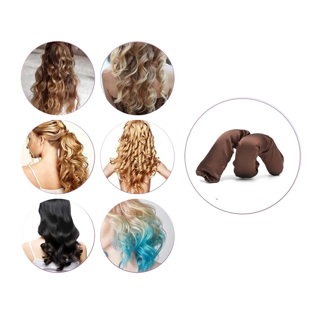 3Pcs Heatless Hair Curling Flexi Rods Set with Hook
