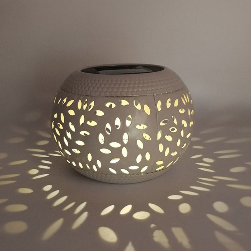 Hollowed Shadow Outdoor Solar Lamp