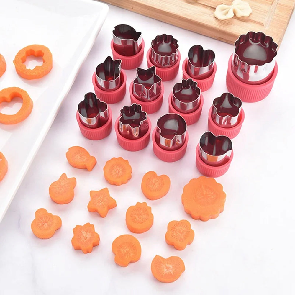 Mini Vegetable Cutter Shapes Set
