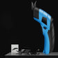 Blue Power Cordless Electric Tailor Scissors with a Replacement Head and Two Scissors Tip Covers