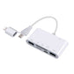 For iPhone iPad  5 in 1 USB-C SD Card Reader USB-C to Memory Card OTG Adapter