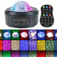 Remote Control Planet Ocean Wave Projector Lamp USB Bluetooth Speaker Wired Night Light