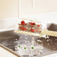 Plastic Fruit Vegetable Washing Drain Basket with Lid