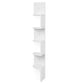 5 Tier Large Zigzag Corner Wall Mounted DVD CD Storage Display Shelf
