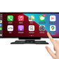 10.26 Inch Wireless Carplay Android Auto Screen Portable with Dual Dash Cam