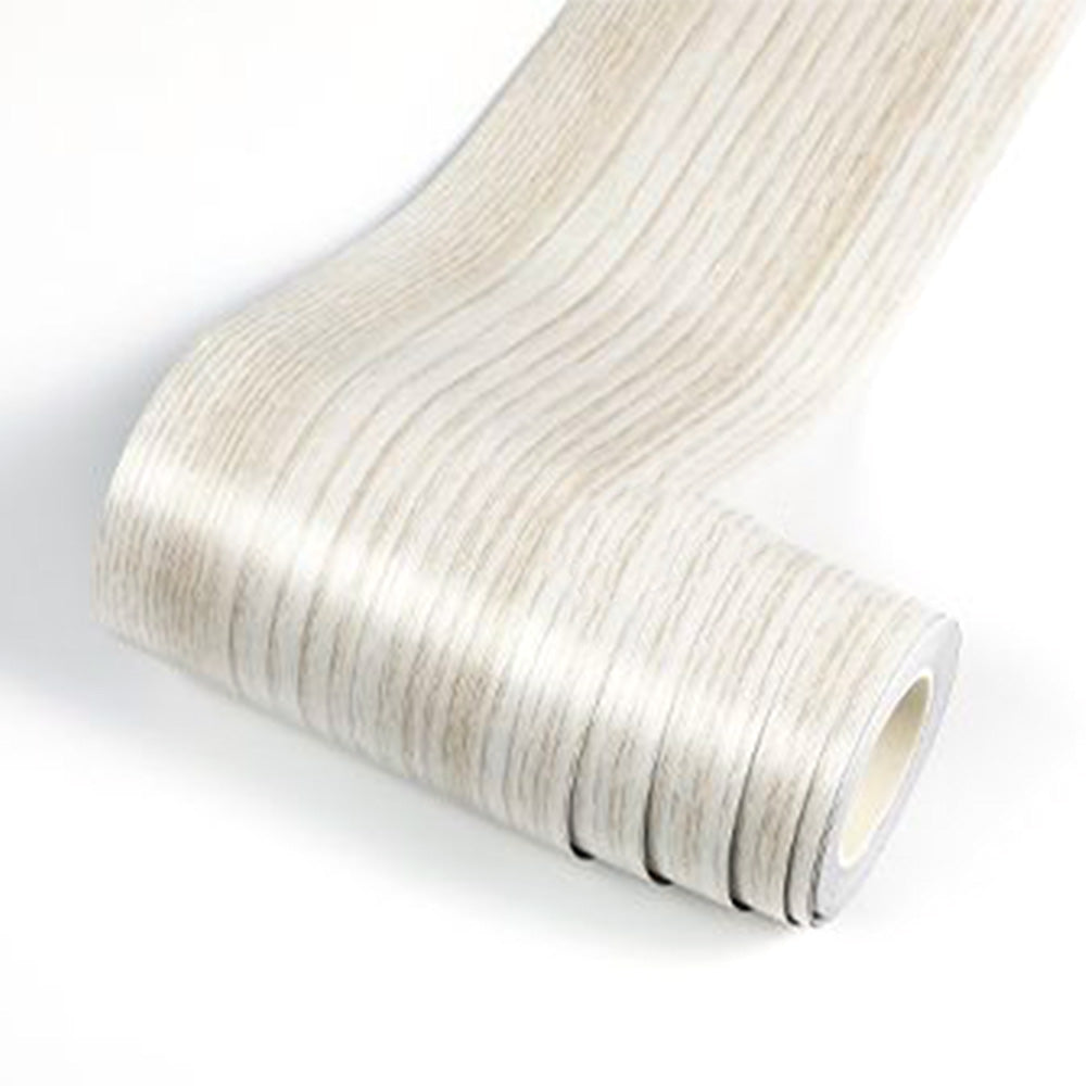 Peel and Stick Wood Grain Border Waterproof Sticker Self Adhesive for Wall