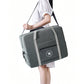 2Pcs Large Capacity Foldable Travel Tote Bag-Black, Grey
