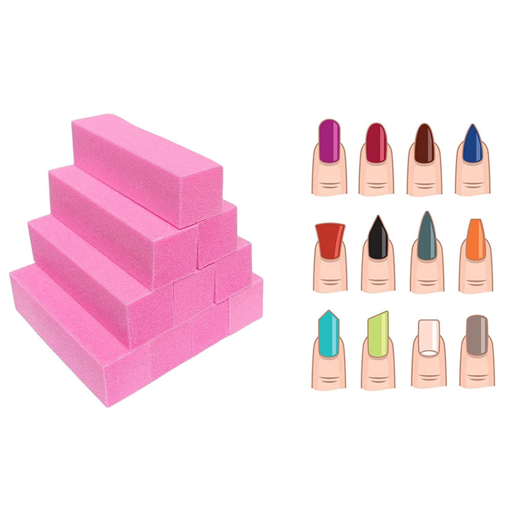 10Pcs 150 Grit Nail Buffer Blocks for Acrylic and Gel Nails