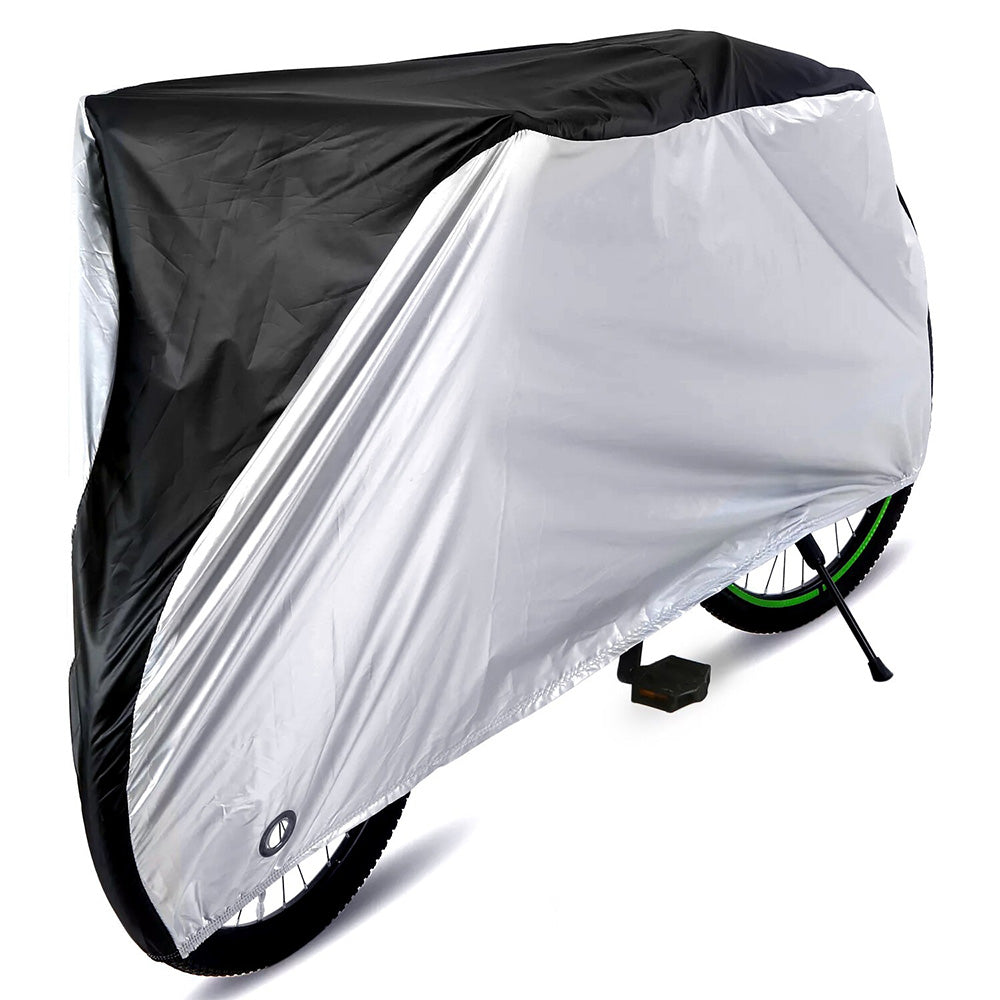 210D Waterproof Bike Cover with Lock Hole for Outdoor Storage
