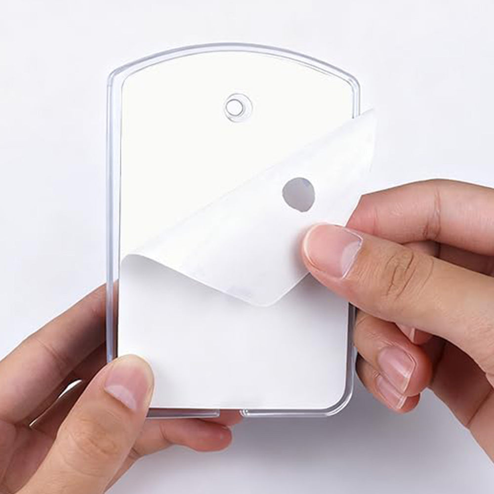 Two Piece Wall Mounted Remote Holder Set