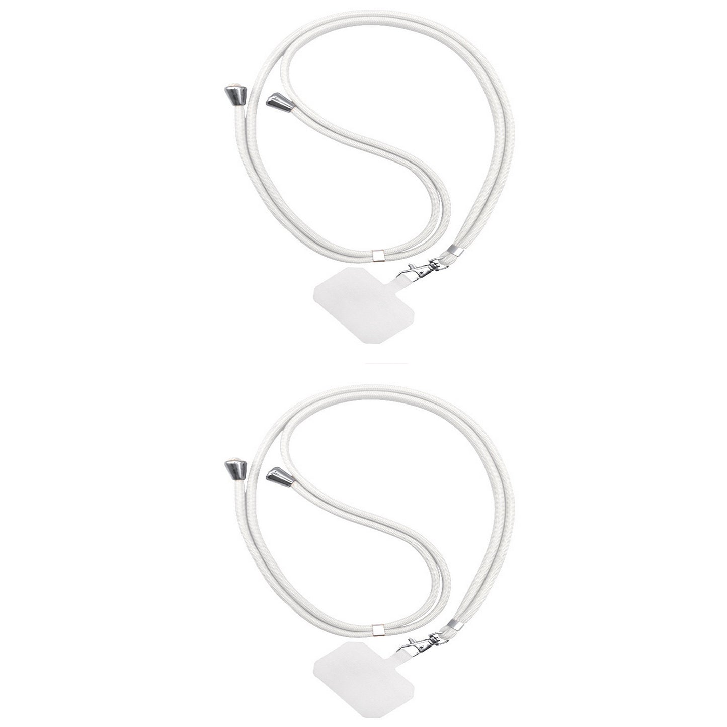 2Pcs Mobile Phone Lanyard Adjustable Anti-lost Patch Neck Holder
