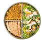 Stainless Steel Portion Control Divided Plate Balanced Lunch Meal Tray