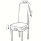 Jacquard Rhombus High Back Elastic Chair Cover