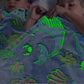 Glow in The Dark Throw Blanket Marine Life Luminous Blanket