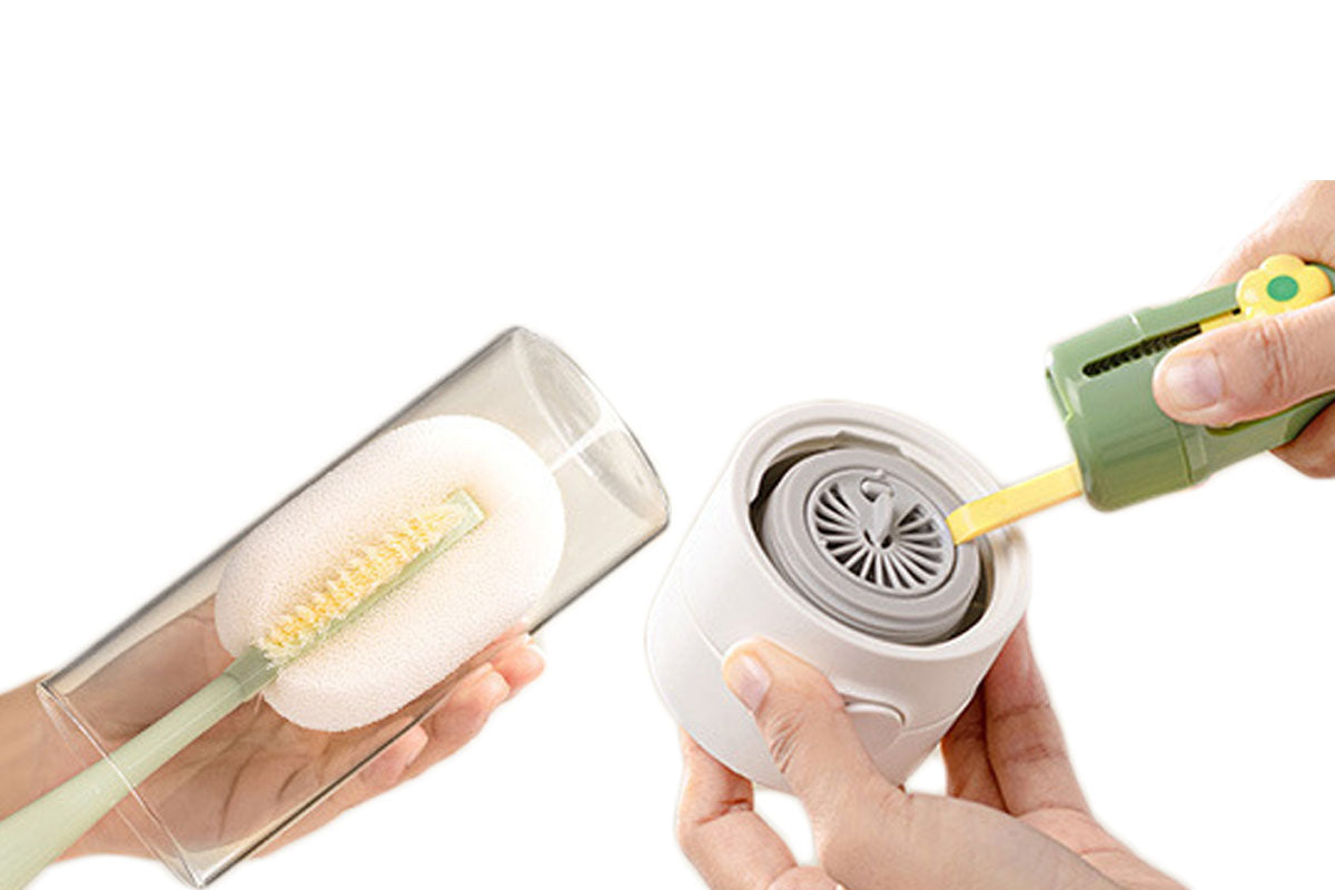 5-in-1 Multifunctional Cup Brush Water Bottle Cleaner for Thermos Mugs Bottles