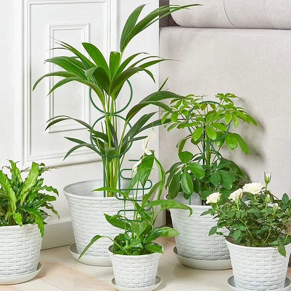 4Pcs Plant Trellis Metal Potted Houseplant Trellis Climbing Plants Support Stake